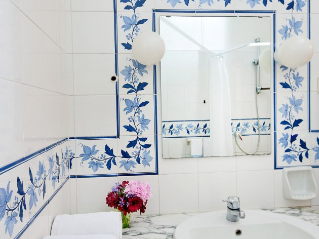 Standard room bathroom